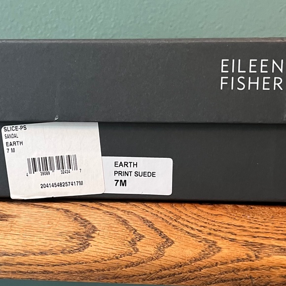Eileen Fisher Shoes Sport Sandals Print Suede, Earth Color, Size 7M NWT - Picture 9 of 9